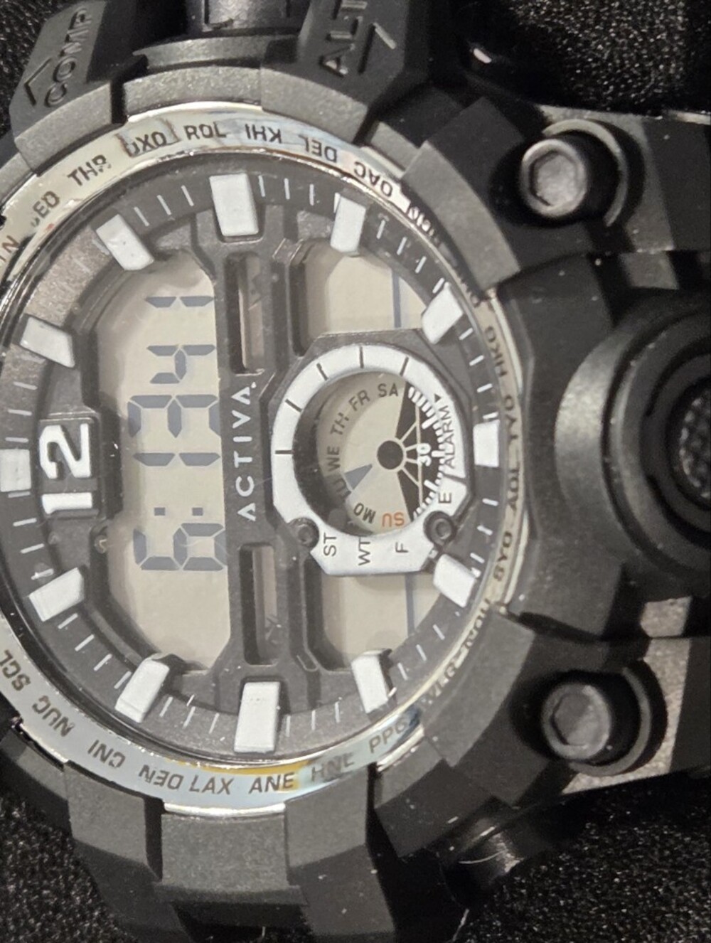 Invicta X Activia Men's 52mm Black Digital Sport Watch NIB - Picture 5 of 8